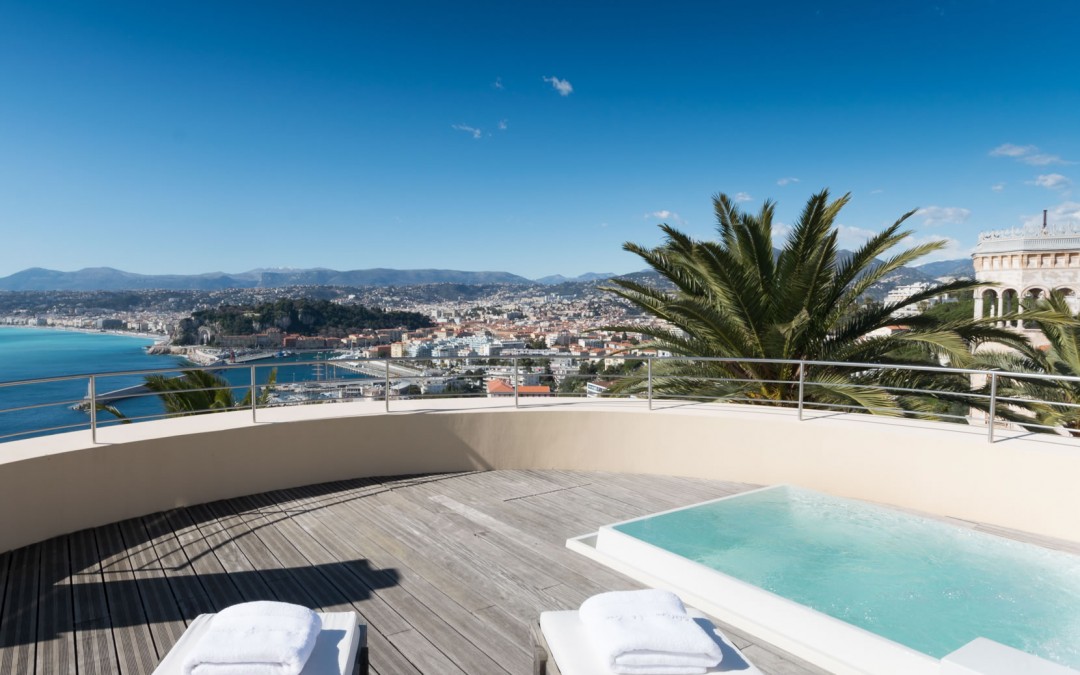 Tower, roof terrace and gym